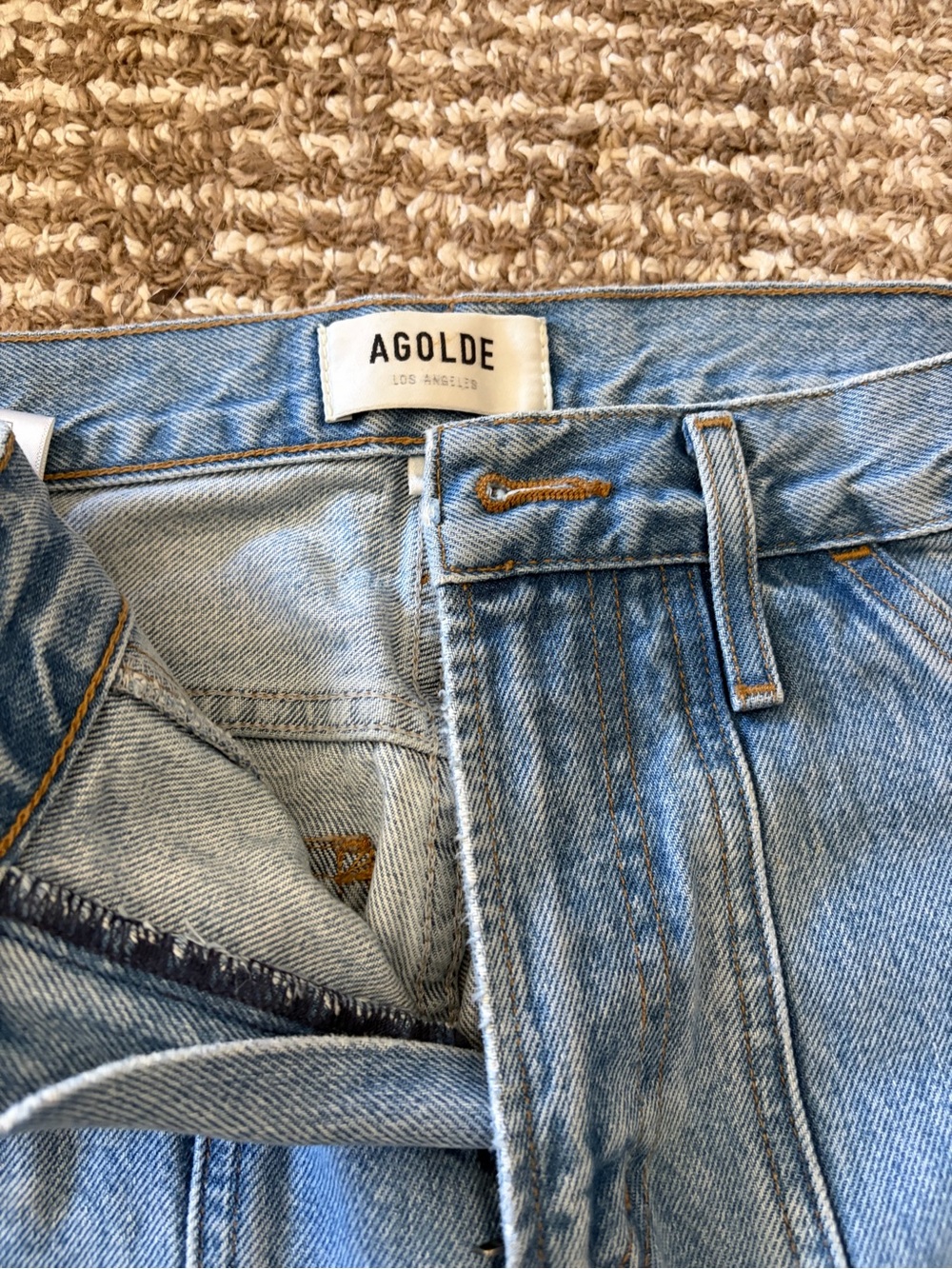 Agolde Straight Leg Cargo Jeans - Picture 5 of 5